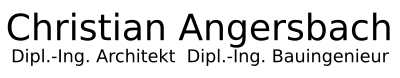 Sachverständigenbüro Christian Angersbach